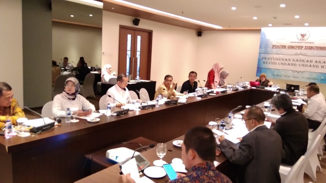 FGD Penyusunan Naskah Akademik RUU Wakaf