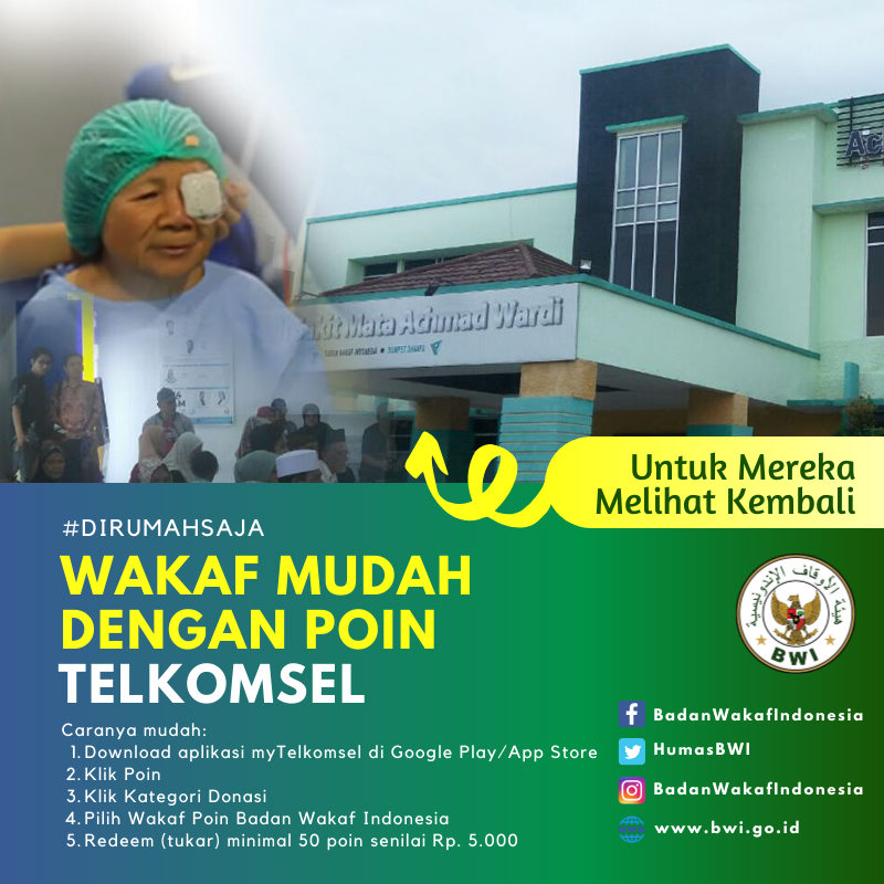 20200330 - DirumahSaja Wakaf Poin Telkomsel Wakaf Poin Telkomsel