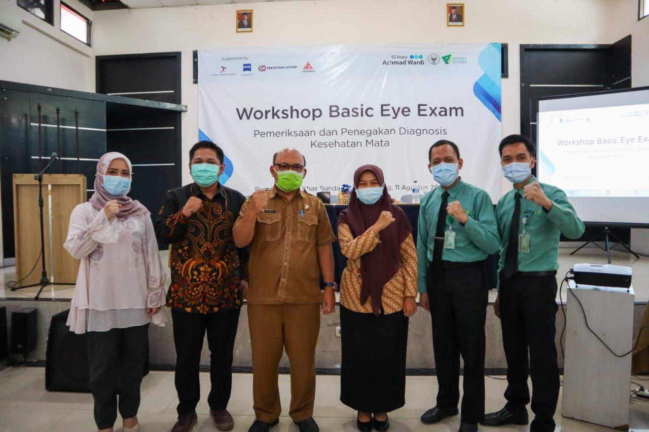 Peduli Katarak, RS Wakaf Achmad Wardi BWI-DD Gelar Workshop Basic Eye Exam Perdana