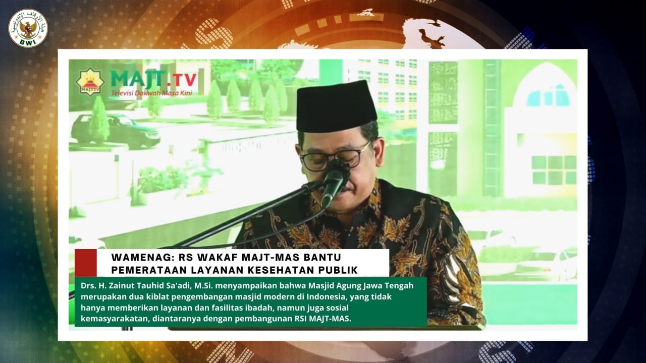 Wakil Menteri Agama Sebut Pembangunan Rumah Sakit Wakaf MAJT-BWI Bisa Bantu Pemerataan Pelayaan Kesehatan Publik