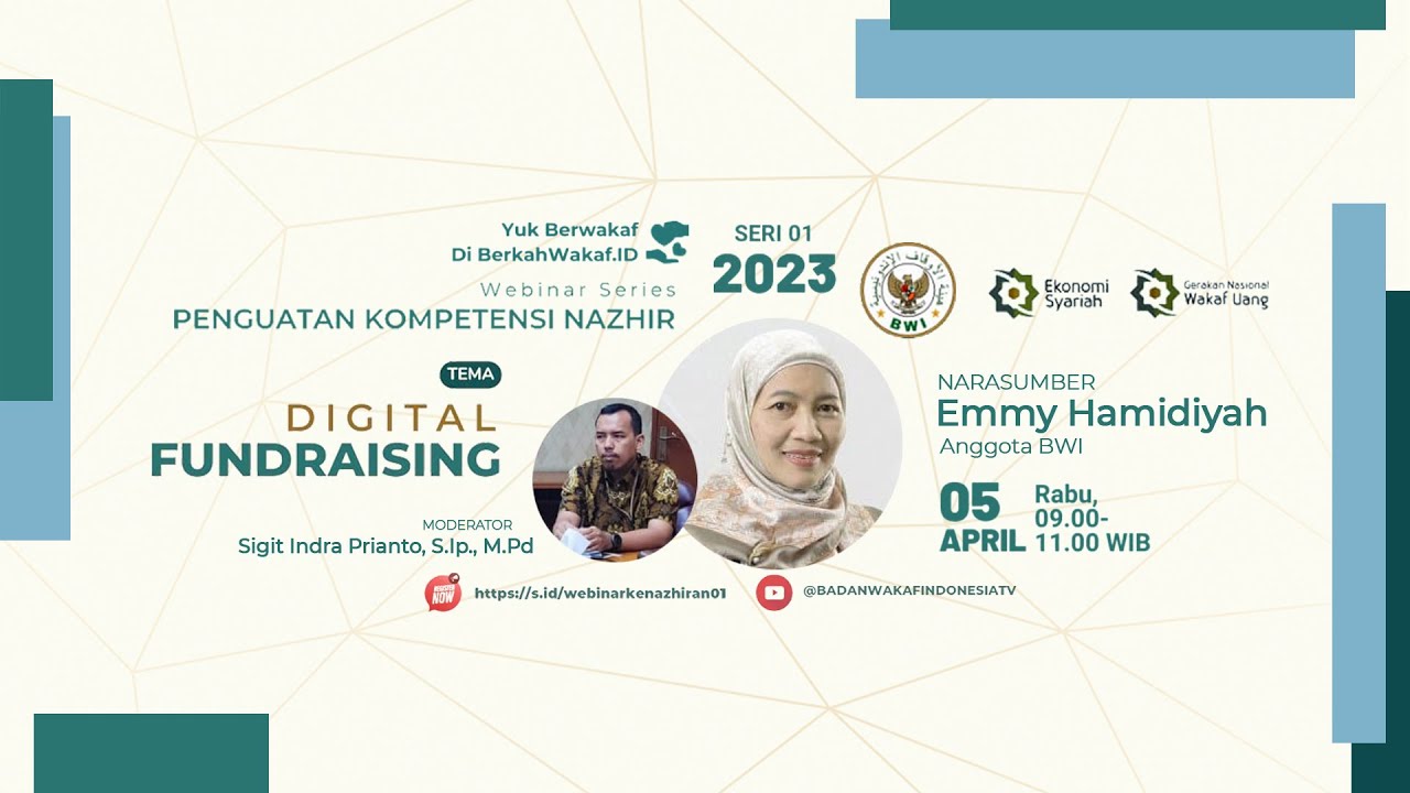 Webinar Penguatan Kompetensi Nazhir