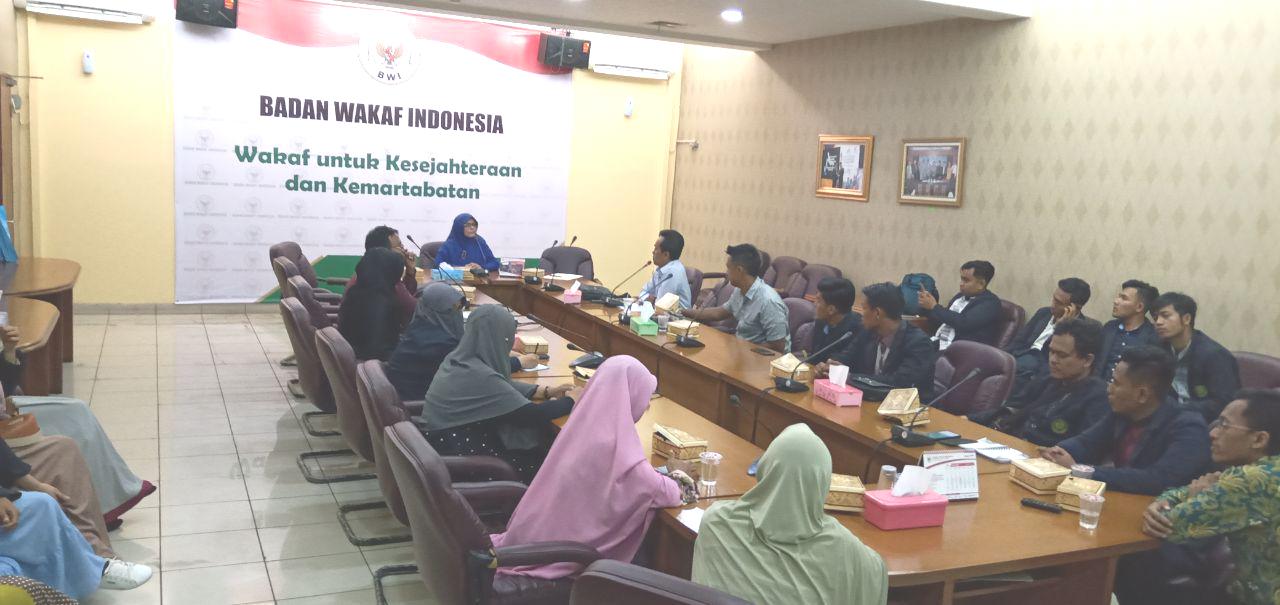 Badan Wakaf Terima Kunjungan Studi Lapangan STIS Muhammadiyah Pringsewu Lampung