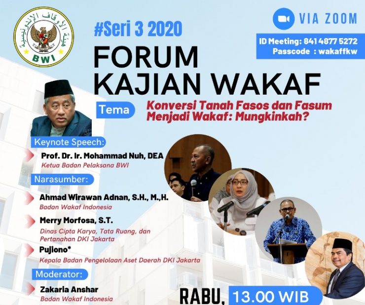 Materi Forum Kajian Wakaf Seri 3 - Badan Wakaf Indonesia | BWI.go.id