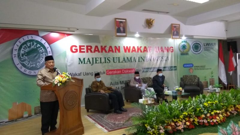 Hadiri Gerakan Wakaf Uang Mui Prof Mohamad Nuh Sampaikan 3 Hal Dalam Upaya Meningkatkan Wakaf 1106