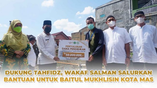 Wakaf Salman Itb Salurkan Bantuan Untuk Pembangunan Madrasah Dan Rumah Badan Wakaf Indonesia 8099